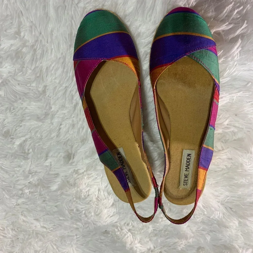 Steve Madden P-Katy Multicolor Espadrilles 8M